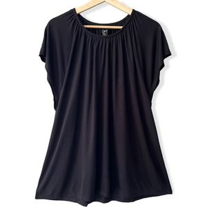 LOFT Black Short Sleeve Tee